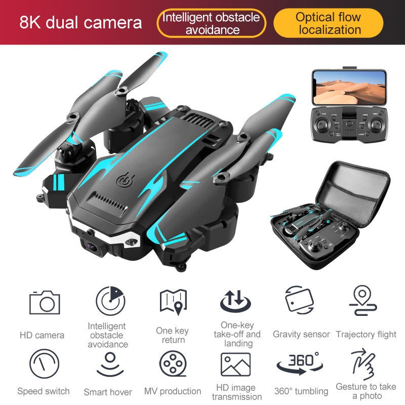 Folding 8K Dual Camera Drone with Obstacle Avoidance-4