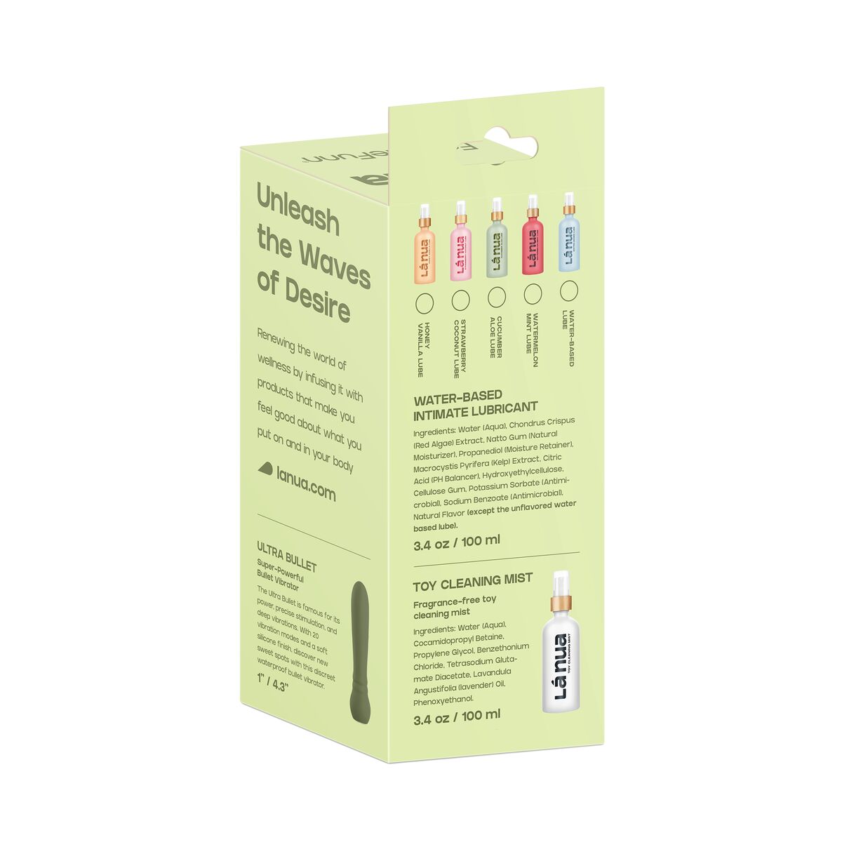 Travel Relaxation Kit Lá Nua STRAWBERRY COCONUT BUNDLE 100 ml-4