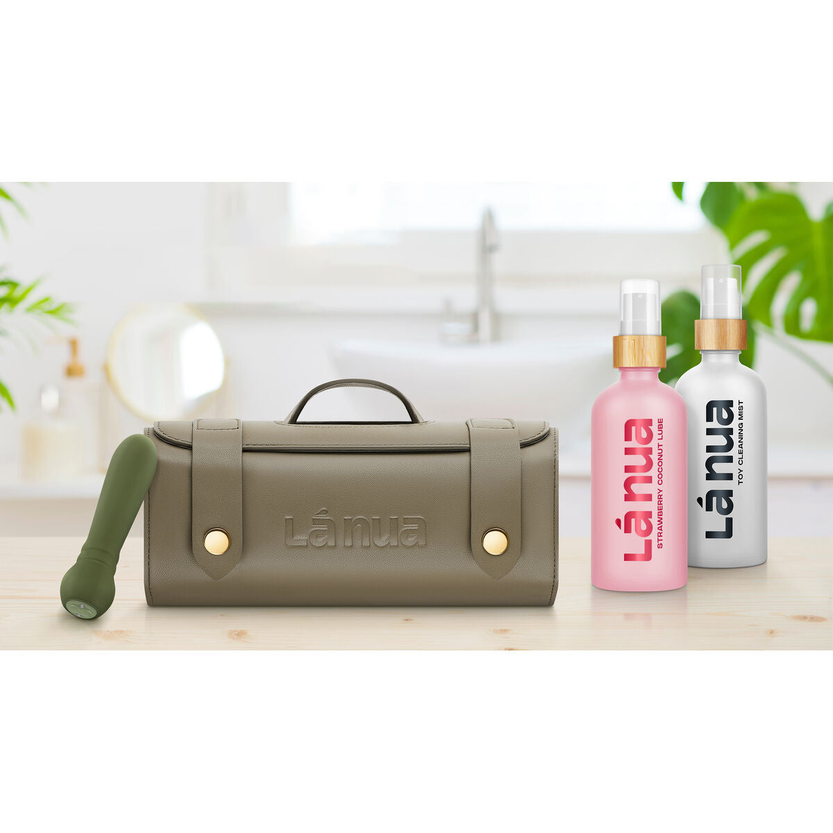 Travel Relaxation Kit Lá Nua STRAWBERRY COCONUT BUNDLE 100 ml-5