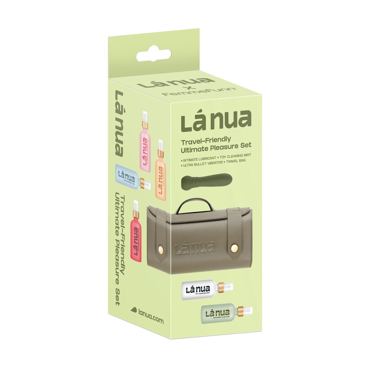 Travel Relaxation Kit Lá Nua HONEY VANILLA BUNDLE 100 ml-1