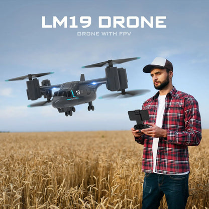 Kmoist LM19 RC Drone with 480P Camera-1