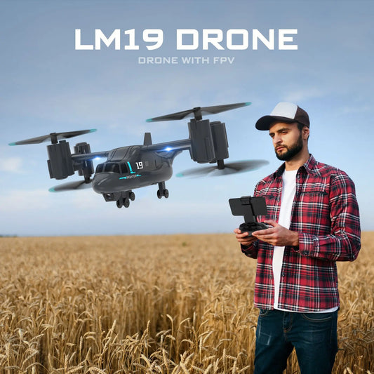 Kmoist LM19 RC Drone with 480P Camera-1