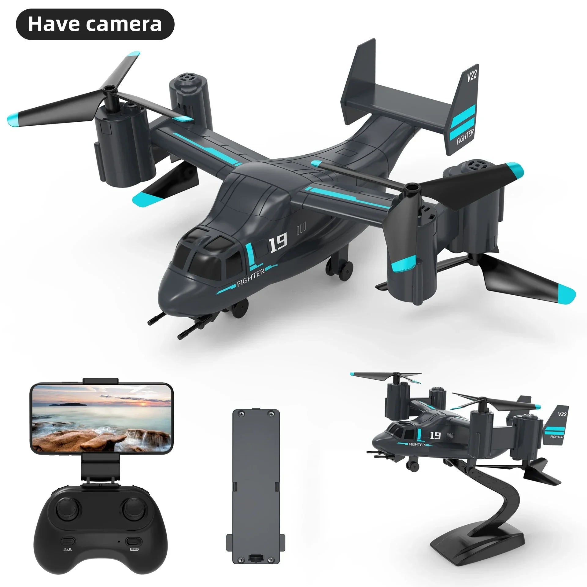 Kmoist LM19 RC Drone with 480P Camera-5