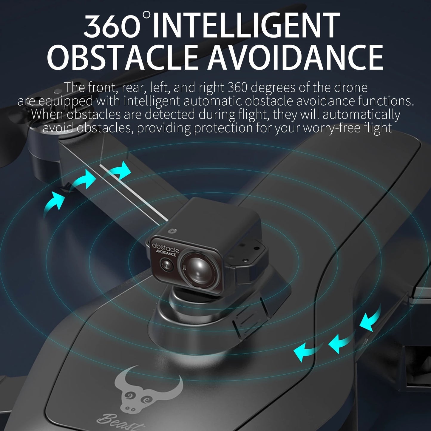 Professional 4K Camera Obstacle Quadcopter 5G FPV Professional Drones-5