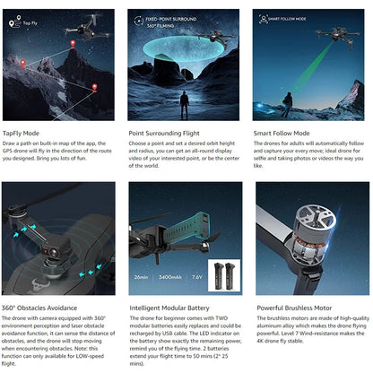 Professional 4K Camera Obstacle Quadcopter 5G FPV Professional Drones-1