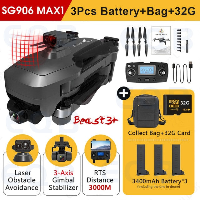 Professional 4K Camera Obstacle Quadcopter 5G FPV Professional Drones-16